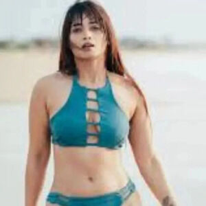 Bikini Lab Teal Bikini Top Med